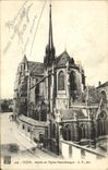 VINTAGE POSTCARD Dijon Apse of L Benign Church Saint