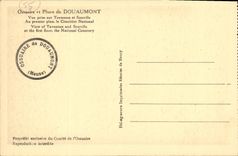 CPA Ossuaire et Phare de Douaumont Vue prise des Tavannes et Souville Militaria