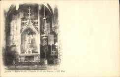 CPA Josselin Eglise Chapelle du Roncier