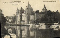 CPA Chateau de Josselin Habitation des Ducs de Rohan Ensemble