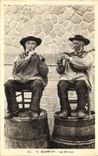 CPA Quiberon Les Binious Folklore Musique 