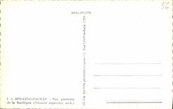 MODERN CARD Sainte Anne D Auray View of the Basilica