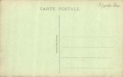 POSTAL Josselin de la VENDIMIA la gran procesion del 8 de septiembre delante del castillo