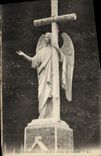CPA Lourdes L Ange a L Entree du Calvaire