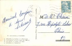 VINTAGE POSTCARD To remember of the Heavy Pyrenees Cauterets