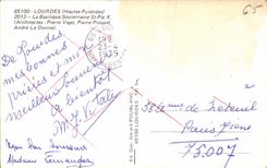 CPM Lourdes La Basilique Souterraine St Pie X