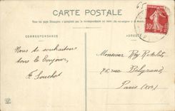 CPA Souvenir De Lourdes Bernadette Moutons