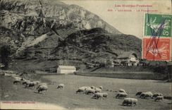 CPA Lourdes Le funiculaire Moutons 