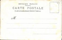 CPA Lourdes Pelerinage National Procession du Sacrement