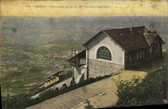 CPA Lourdes Funiculaire du pic du Jer La Gare Superieure