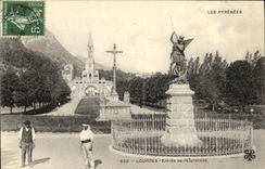 CPA Lourdes Entree de l Esplanade