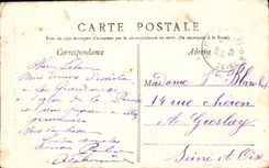 CPA Lourdes Apparition de la Vietge a Bernadette