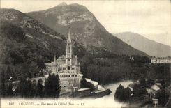 CPA Lourdes Vue prise de l Hotel Sion
