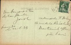 CPA Lourdes Benediction du Saint Sacrement