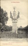 CPA Lourdes Statue de la Virnge