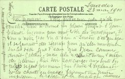 CPA Lourdes Le Pont du Boulevard et le Chateau