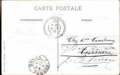 CPA Lourdes La Place devant l Eglise du Rosaire