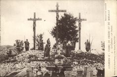 CPA Lourdes Terre de Priere et de Miracle Le Calvaire 12eme Station