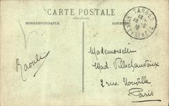 CPA Lourdes Une Messe a la Grotte