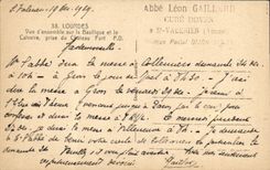 CPA Lourdes Vue d ensemble sur la Basilique er le Calvaire prise du Chateau Fort