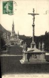 CPA Lourdes La Calvaire breton et la Basilique
