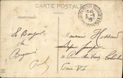 CPA Lourdes Benediction du St Sacrement devant le rosaire 