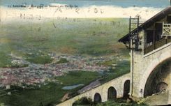 CPA Lourdes Vue prise du Sommet du Pic du Jer