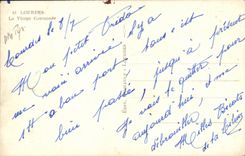 CPA Lourdes La Vierge Couronneee