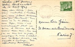 CPA Lourdes Malades devant la Grotte