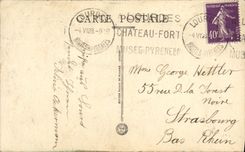 CPA Lourdes L Apparition