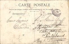 CPA Cinquantenaire Lourdes La Grotte au Moment Des apparitions