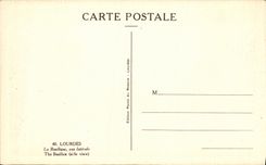 CPA Lourdes La Basilique vue laterale