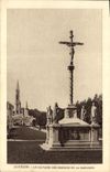 CPA Lourdes Le Calvaire des Bretons et la Basilique