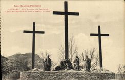 CPA Lourdes Xlll e Station du Calvaire