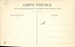 CPA Lourdes vu de la terrasse dur rosace