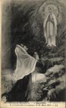 CPA La Vie de Bernadette L Apparition de l lmmaculee Conception le 25 Mars 1858