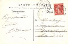 CPA Lourdes Fort pris de la Basilique