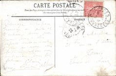 CPA Lourdes Vue sur la Basilique et les Pyrenees