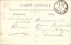 CPA Lourdes La Grotte au Moment des Apparitions en 1858