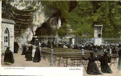 CPA La Grotte Miraculeuse Lourdes 