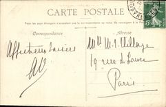 CPA Lourdes Le lac Peche Pecheurs