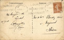 CPA Basilique Vue du Chateau Fort