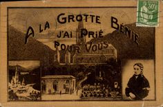 CPA Lourdes Souvenir P D