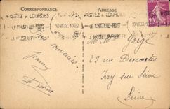 CPA Lourdes La Grotte avant le Depart de la Procession