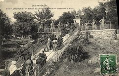 CPA Lourdes Station du Calvairre ou Jesus est Condamne a Mort