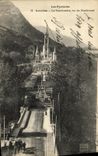 CPA Lourdes Le Sanctuaire Vu du Boulevard