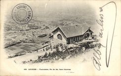 CPA Lourdes Funiculaire Pic du Jer Gare