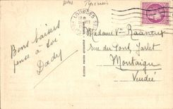 CPA Lourdes L Esplanade et la Basilique