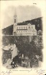 CPA Lourdes Basilique et Grotte
