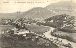 CPA Lourdes Vue Panoramique prise de la Route de Pau
